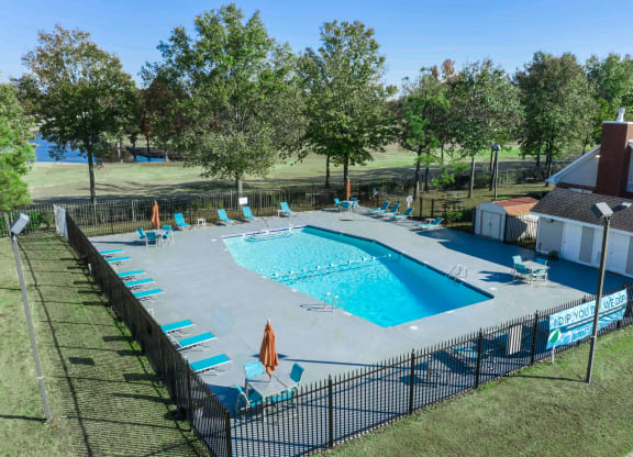 take a dip in our resort style pool