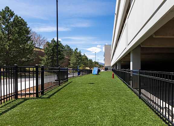 Dog park at Bridges at Flatiron, Colorado