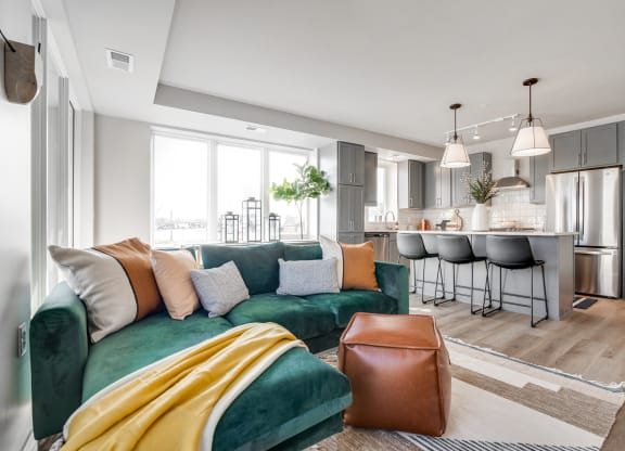 Kitchen and Living space