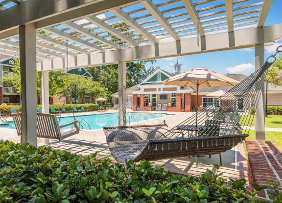 swimming pool hammock swing