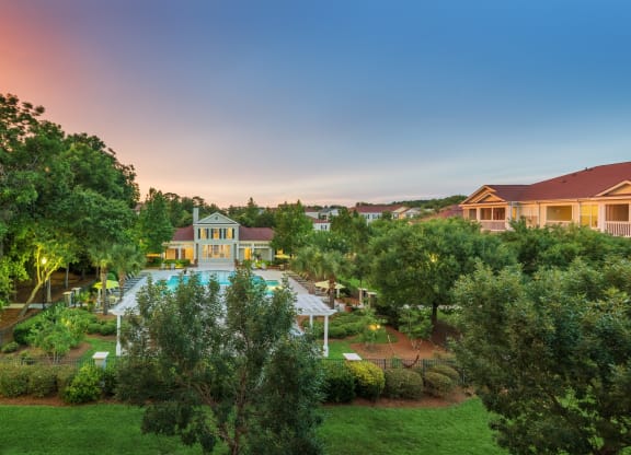 Belle Hall Complex at Twilight