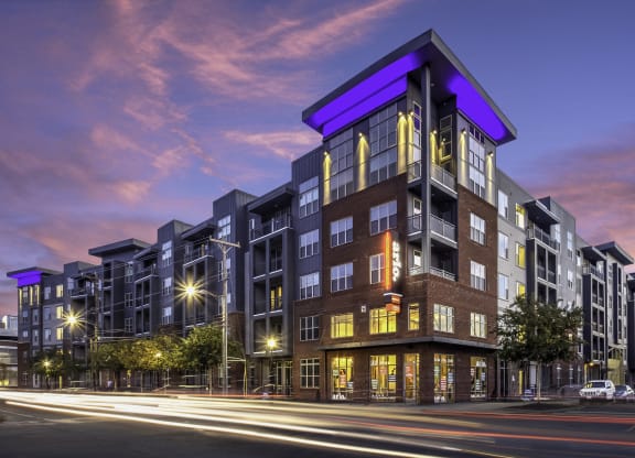 evening exterior building