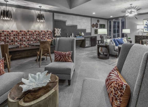 clubroom with gaming lounge