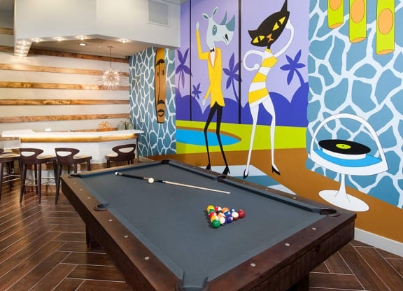 Pool Table Billiards game room