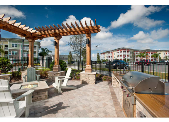 gas Grill Area firepit