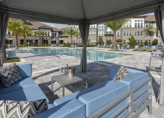 Swimming Pool Deck Cabana