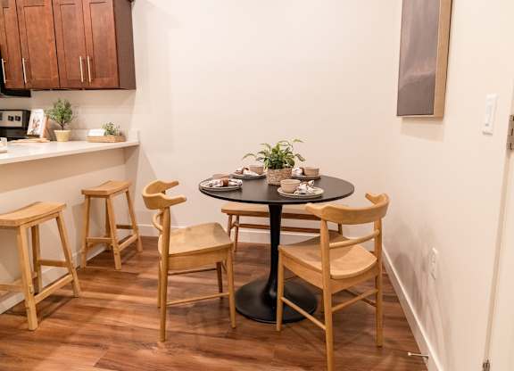 Four Seasons Logan Apartments and Townhomes Dining Table in Kitchen