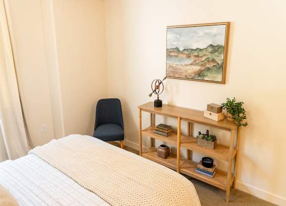 Four Seasons Logan Apartments and Townhomes Table Decoration in Bedroom
