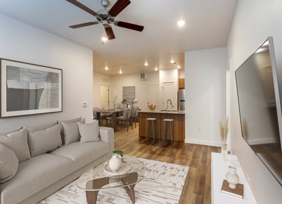 Spacious Living Room at Meadows at Homestead
