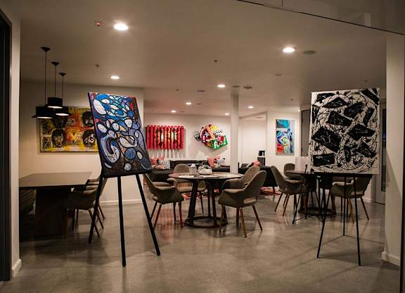 Art Exhibit in Community Room