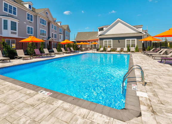 Pool View at Solo at North Bergen, New Jersey
