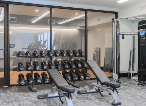 Free Weights at The Rail at Red Bank, New Jersey, 07701