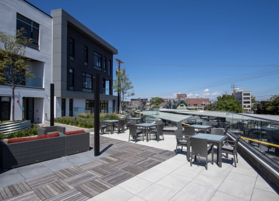 Rooftop at The Rail at Red Bank, New Jersey