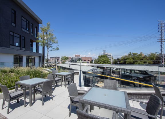 Rooftop Deck at The Rail at Red Bank, Red Bank, NJ, 07701