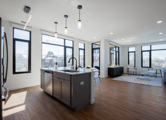 Kitchen Unit at The Rail at Red Bank, New Jersey