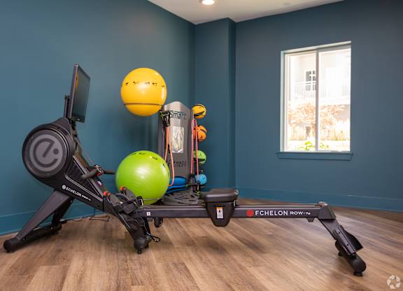 Fitness center at NOVI - luxury apartments in downtown Concord, NC