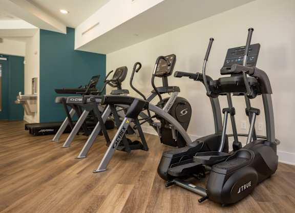 Fitness center at NOVI at Concord - luxury apartments in Concord, NC