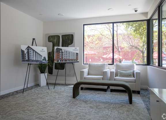 Office with NOVI renderings in Concord, NC