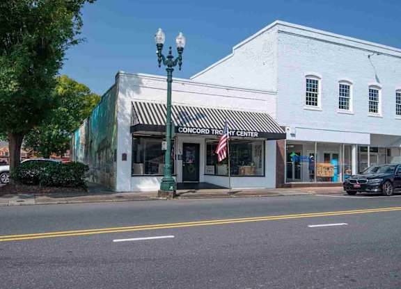 Streetscape in downtown Concord, NC