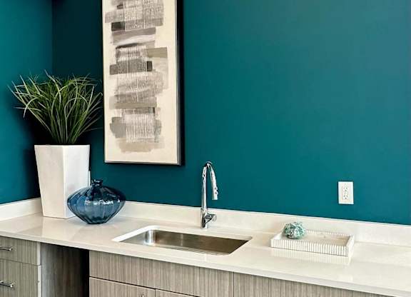 Finishes in the common areas of Novi Rise apartments in Concord, NC