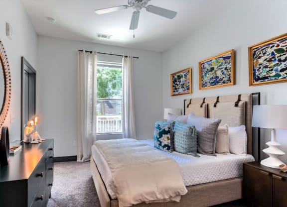 Bedroom With Ceiling Fan at Vida Kannapolis, North Carolina, 28081