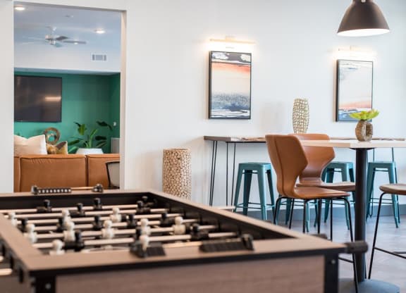 Foosball Table at Vida Kannapolis, Kannapolis