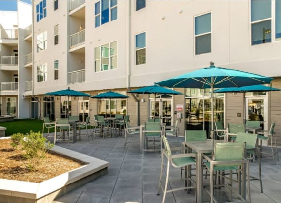Outdoor Shaded Chairs at Vida Kannapolis, Kannapolis