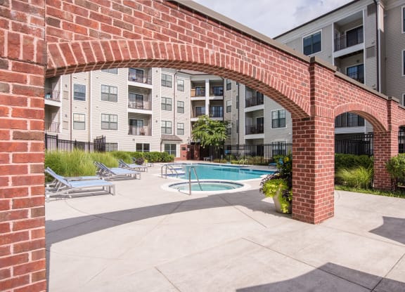 Pool Area at The Cosmopolitan at Lorton Station, Lorton, 22079