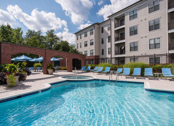 Glimmering Pool at The Cosmopolitan at Lorton Station, Lorton, VA, 22079