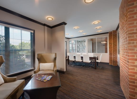 Lofted Business Center with Conference Table at The Cosmopolitan at Lorton Station, Virginia