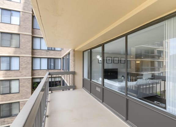 Exceptionally Large Balconies and Outdoor Spaces at Crystal Square, Arlington, 22202