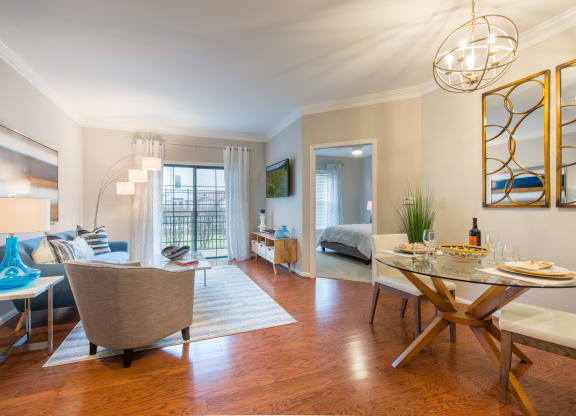 Beautiful crown molding to compliment any design style at The Cosmopolitan at Lorton Station, Lorton, Virginia