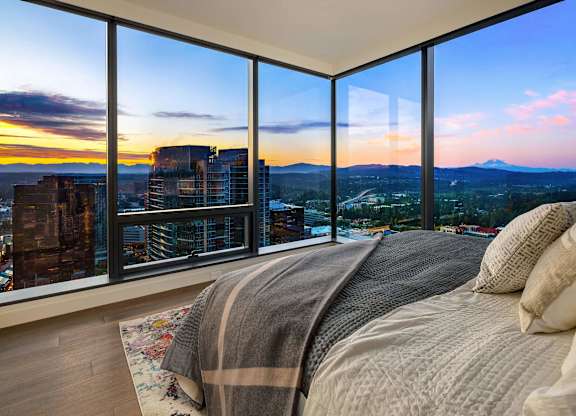 bedroom at Two Lincoln Tower, WA, 98004