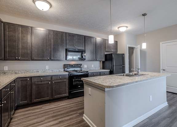 Fully Equipped Kitchen at The Residences at Akita Lane, Canal Winchester, OH