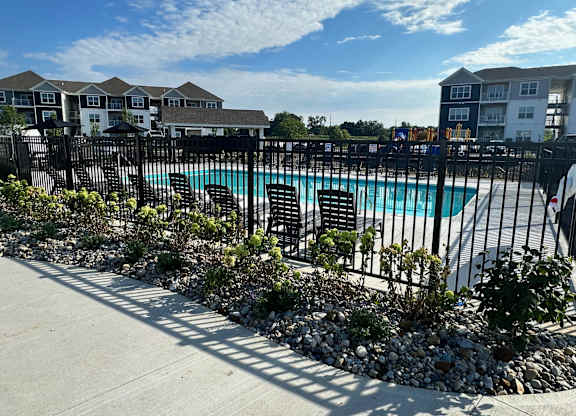 Secured Pool at The Residences at Akita Lane, Canal Winchester, OH 43110