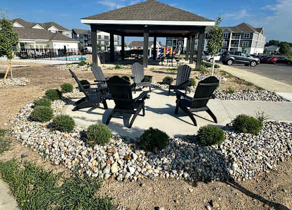 Gazebo Seating Area at The Residences at Akita Lane, Canal Winchester, 43110