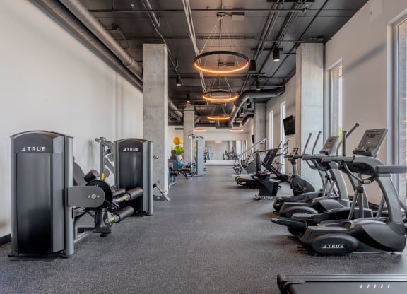 Gym  at TREO Apartments, Cleveland, 44116