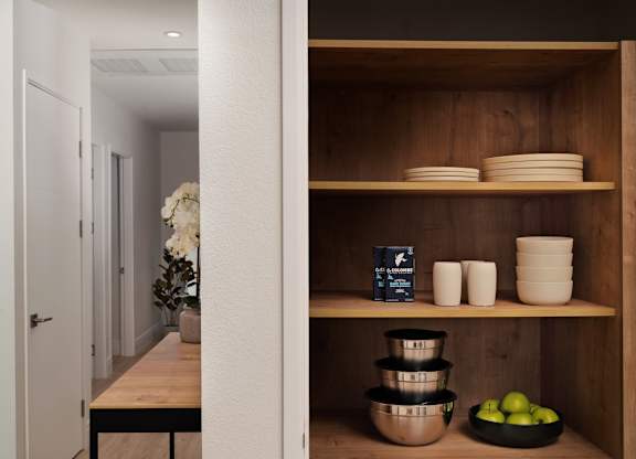 Pantry storage at Otonomus Las Vegas