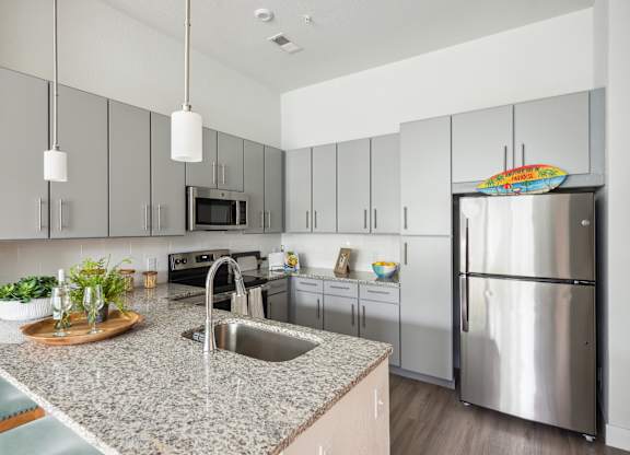 Modern Kitchens at Waverly Terrace Luxury Apartments in Temple Terrace FL