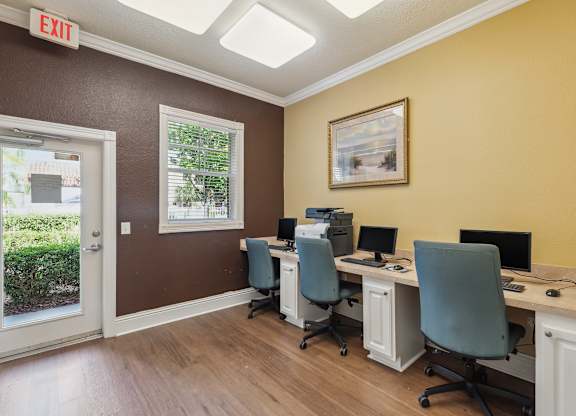 Business Center  at Belleair Apartments in Clearwater FL