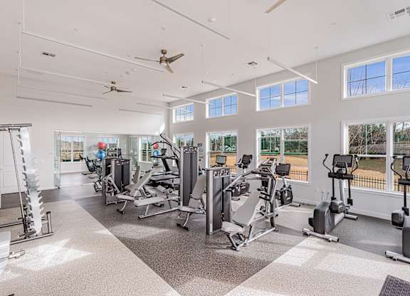 Professional Fitness Center at Glen Oaks Luxury Apartments in Wall Township, NJ