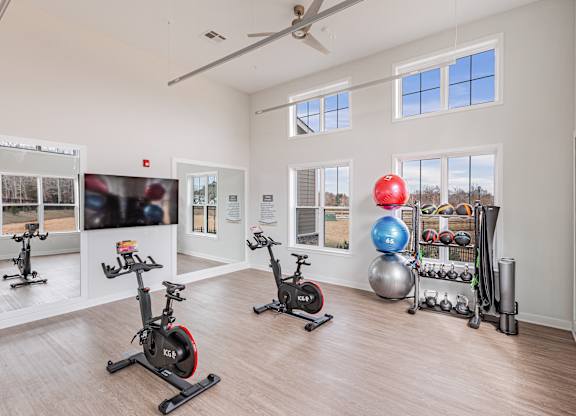 Yoga and Spin Studio at Glen Oaks Luxury Apartments in Wall Township, NJ