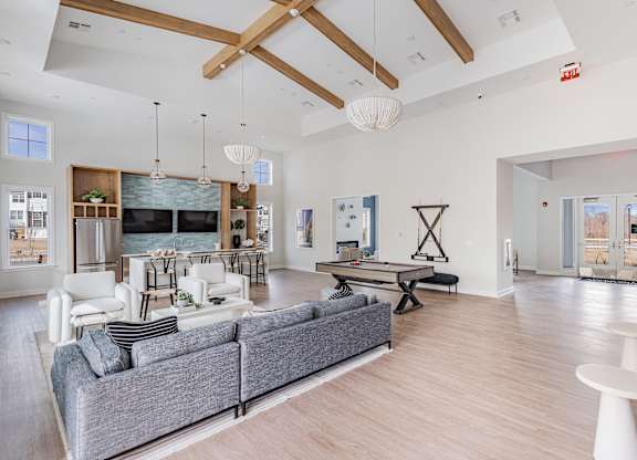 Club Room at Glen Oaks Luxury Apartments in Wall Township, NJ