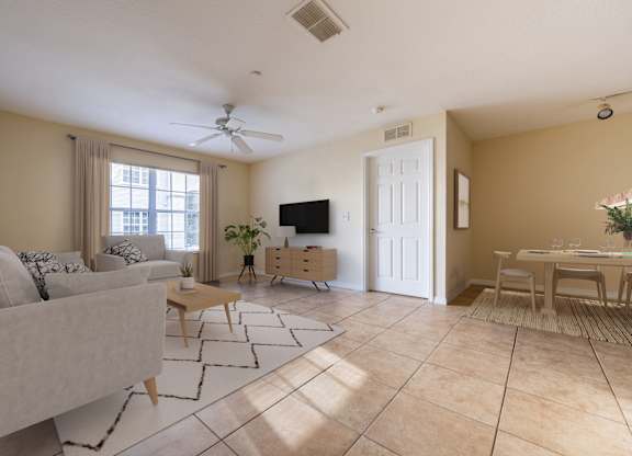Large Living Areas at Brandywine Affordable Apartments in Tampa FL