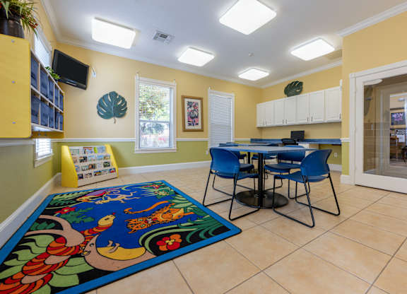Activity Room at Brandywine Affordable Apartments in Tampa FL