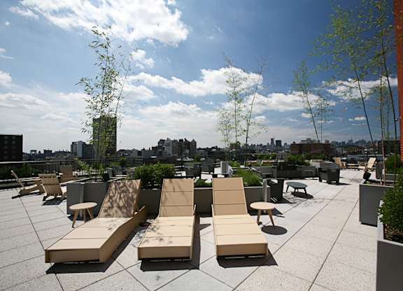 Rooftop Terrace at The Balton Affordable Apartments in New York City