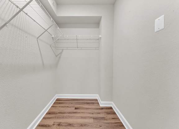Generous Walk-In Closets With Shelving at Autumn Woods, Maryland