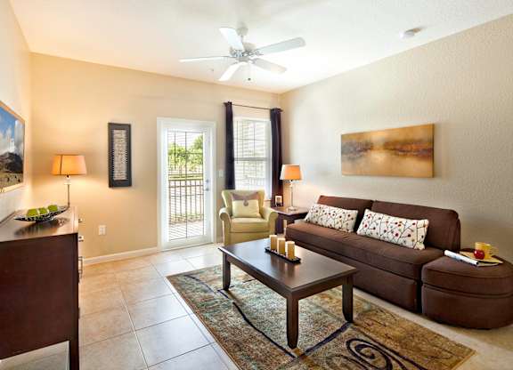 Living Room at Parkway Place Affordable Aparments in Melbourne FL