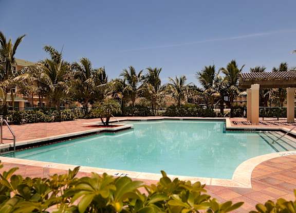 Resort-Style Pool at Lake Shore Affordable Apartments in West Palm Beach FL