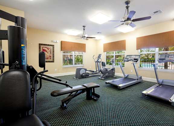 Fitness Center at Lake Shore Affordable Apartments in West Palm Beach FL